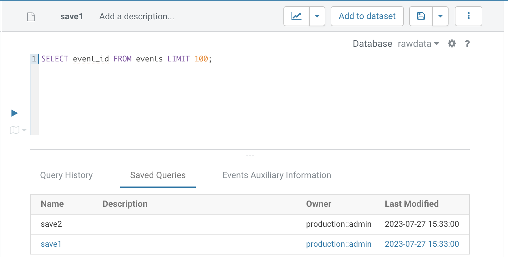 Custom query-Help Center - Sensors Analytic