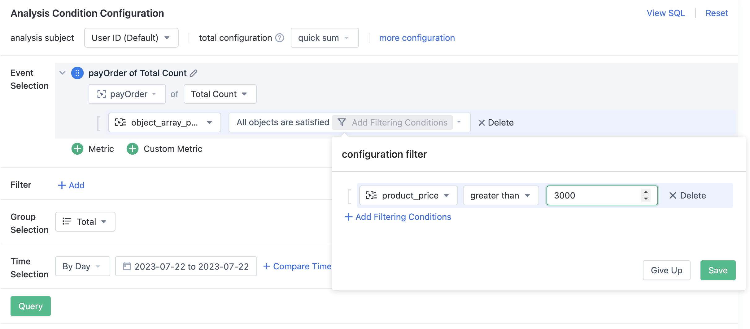 Data type attribute supporting object array in analysis-Help Center ...